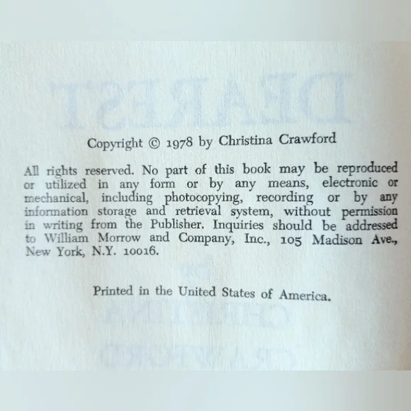 Joan Crawford Biography and MOMMIE DEAREST HCDJ Books Pair 1978 Hollywood Bio - Picture 5 of 8